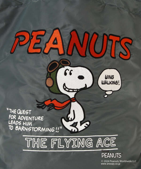 《AVIREX × PEANUTS》TOTE BAG "FLYING ACE" / トートバッグ "トートバッグ" / ピーナッツ 