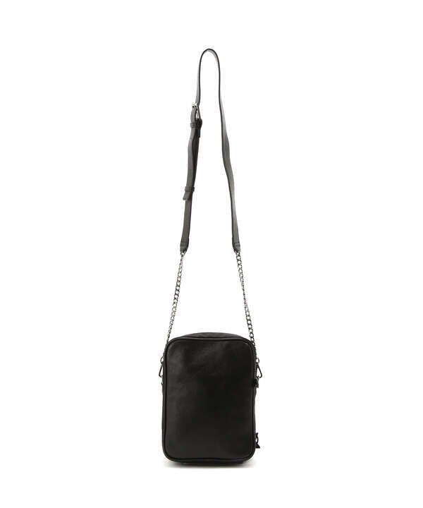 《直営店限定》LEATHER NYLON CHARM SHOLDER BAG/ショルダーバッグ