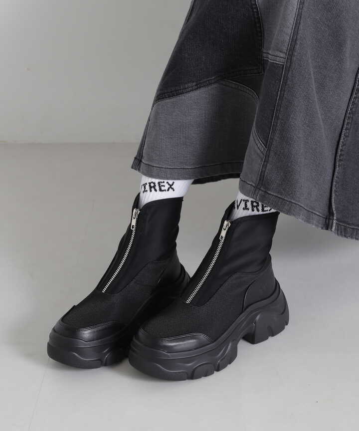 《直営店限定》FRONT ZIP BOOTS/フロントジップブーツ