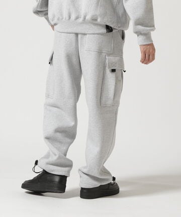 《直営店限定》HEAVY WEIGHT SWEAT CARGO PANTS / ヘビーウェイト スウェット カーゴパンツ / AVIREX 