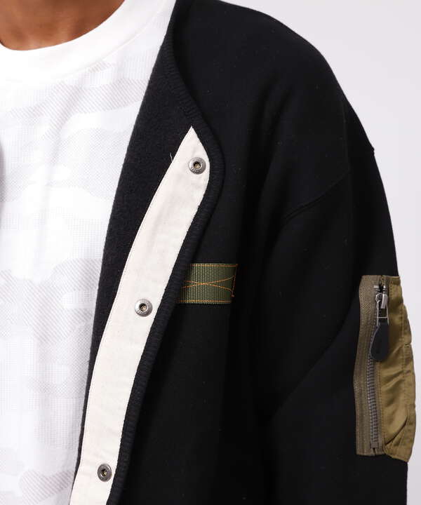 《WEB&DEPOT限定》TACTICAL CARDIGAN / タクティカル カーディガン / AVIREX / アヴィレックス