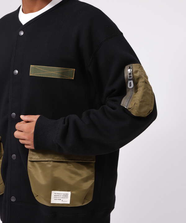 《WEB&DEPOT限定》TACTICAL CARDIGAN / タクティカル カーディガン / AVIREX / アヴィレックス