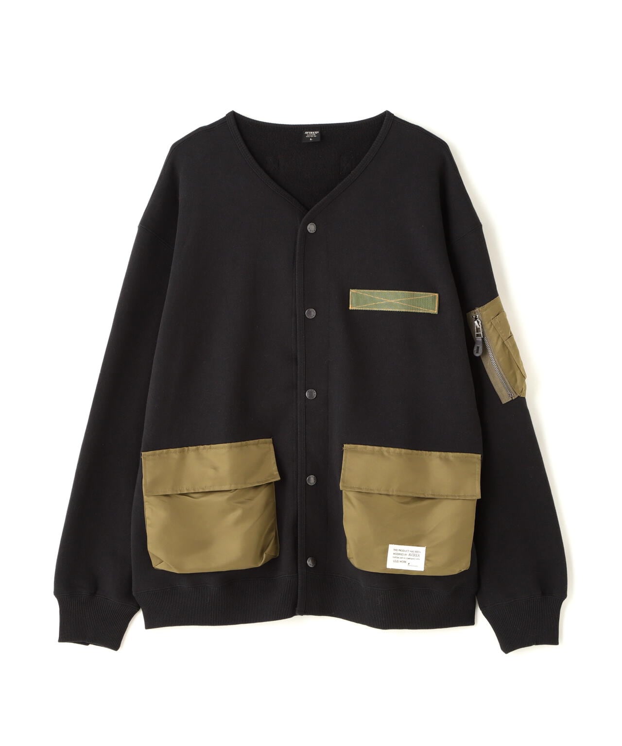 《WEB&DEPOT限定》TACTICAL CARDIGAN / タクティカル カーディガン / AVIREX / アヴィレックス