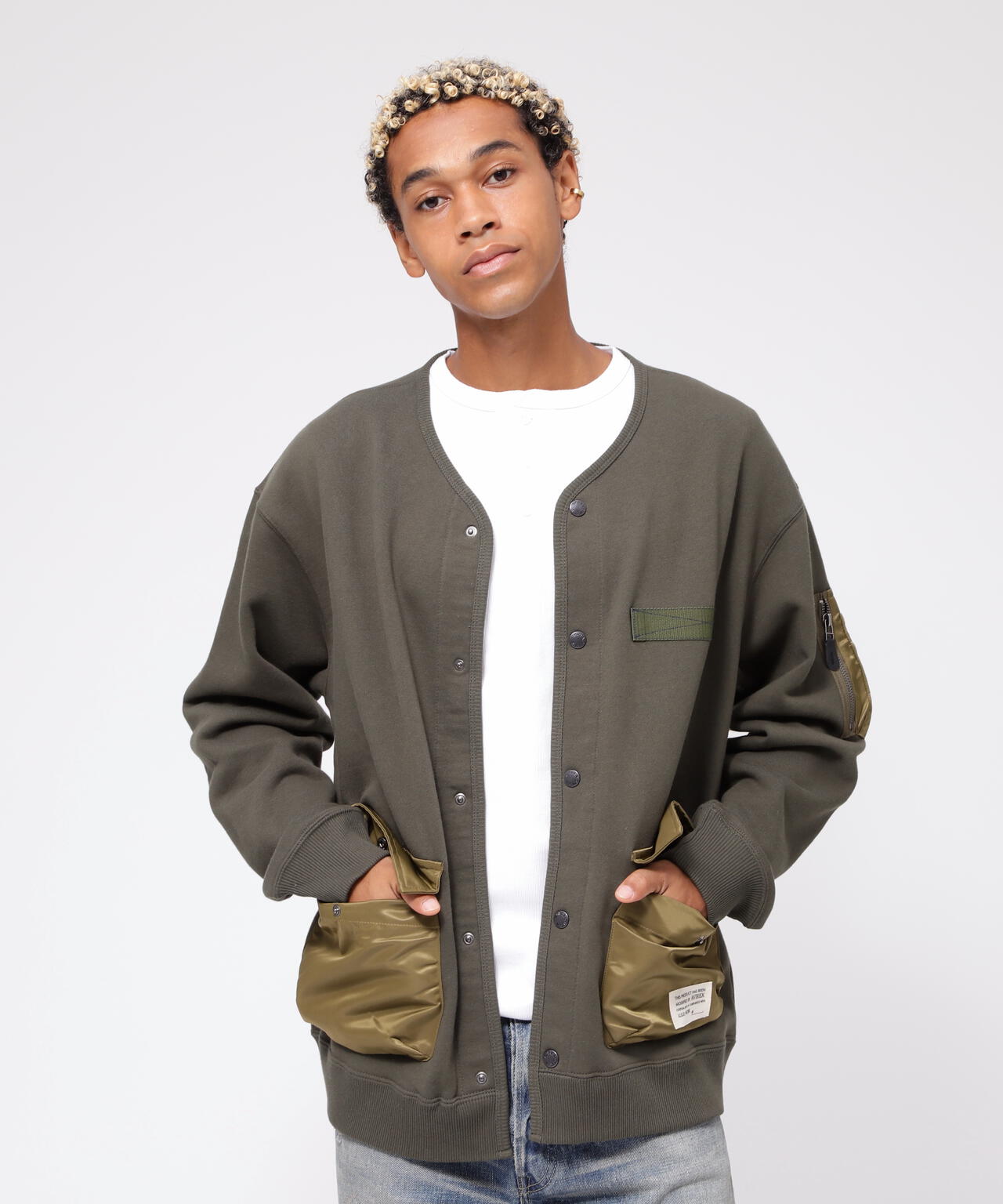 《WEB&DEPOT限定》TACTICAL CARDIGAN / タクティカル カーディガン / AVIREX / アヴィレックス