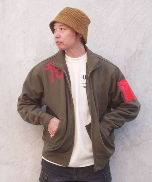 《WEB&DEPOT限定》REMODEL DESIGN STAND ZIP SWEAT/リモデル ジップ スウェット