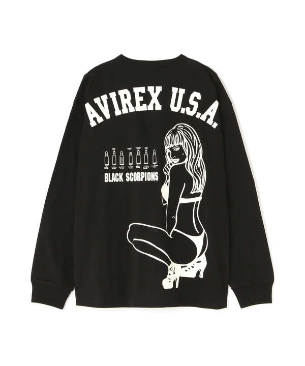 《WEB&DEPOT限定》BLACK SCORPIONS LONGSLEEVE T-SHIRT / ブラック スコーピオン 長袖Tシャツ