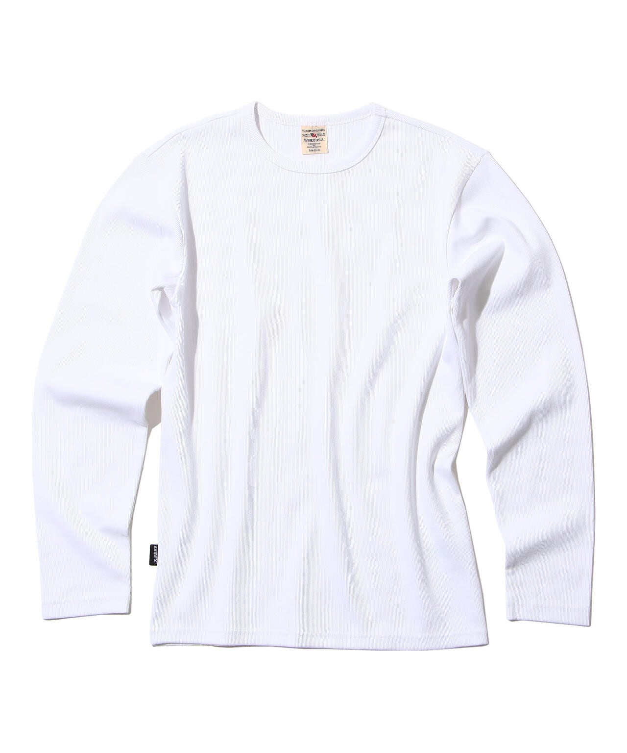 《DAILY/デイリー》RIB L/S CREW NECK T-SHIRT/リブ 長袖 クルーネック Tシャツ  デイリーウェア