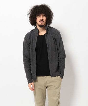 《DAILY/デイリー》STAND ZIP RIB JACKET/スタンドジップ リブ ジャケット