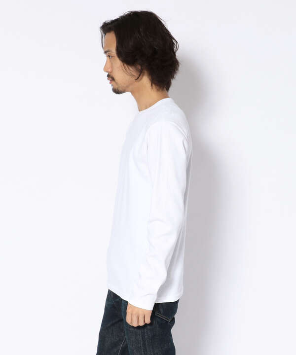 《DAILY/デイリー》MINI WAFFLE CREW-NECK L/S T-SHIRT/ミニワッフル クルーネック 長袖 Tシャツ