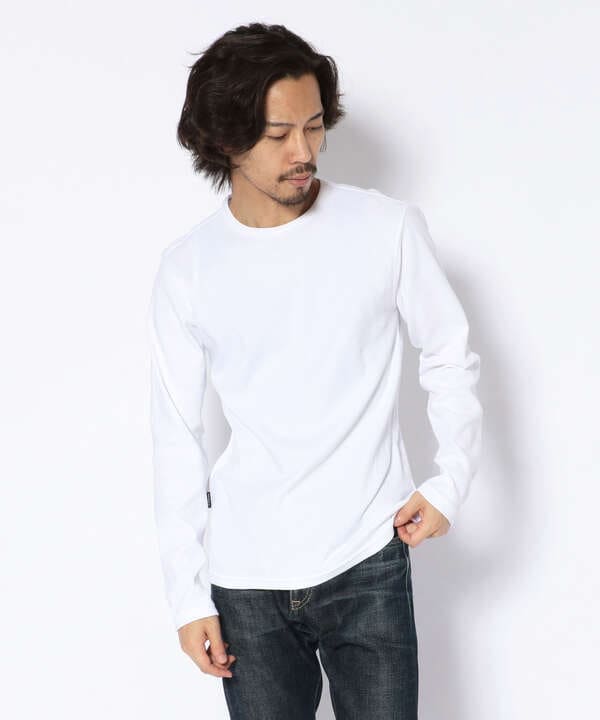 《DAILY/デイリー》MINI WAFFLE CREW-NECK L/S T-SHIRT/ミニワッフル クルーネック 長袖 Tシャツ