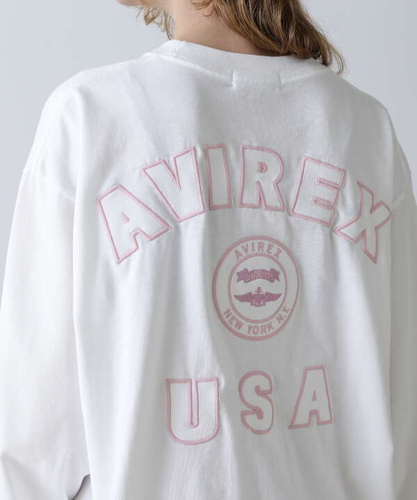 L/S VARSITY LOGO T-SHIRT/ バーシティロゴTシャツ