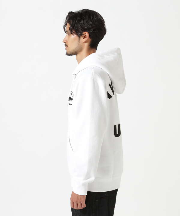 VARSITY LOGO SWEAT ZIP UP PARKA /バーシティ ロゴ スウェット ジップアップ パーカー