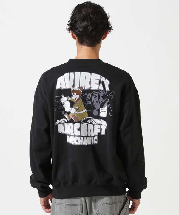 《WEB&DEPOT限定》FLIGHT MECHANIC CREW NECK SWEAT / フライト メカニック クルーネック スウェット