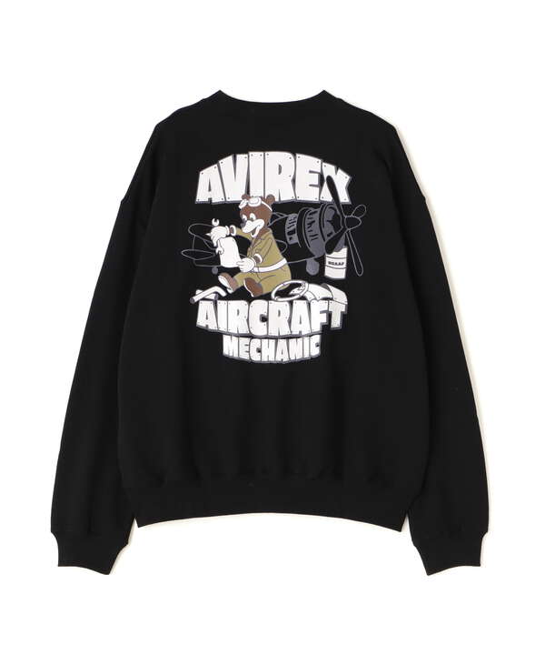 《WEB&DEPOT限定》FLIGHT MECHANIC CREW NECK SWEAT / フライト メカニック クルーネック スウェット