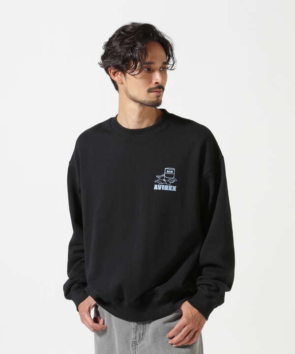 《WEB&DEPOT限定》FLIGHT MECHANIC CREW NECK SWEAT / フライト メカニック クルーネック スウェット