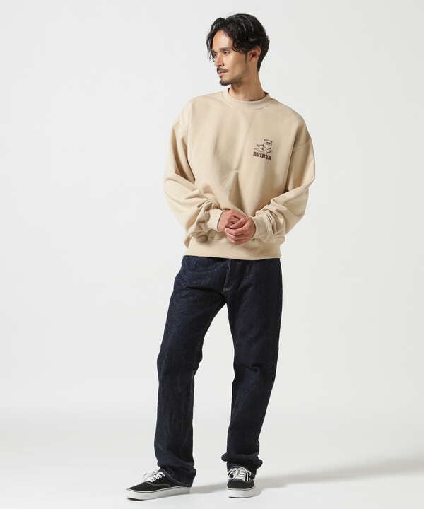 《WEB&DEPOT限定》FLIGHT MECHANIC CREW NECK SWEAT / フライト メカニック クルーネック スウェット