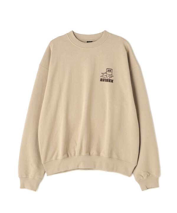 《WEB&DEPOT限定》FLIGHT MECHANIC CREW NECK SWEAT / フライト メカニック クルーネック スウェット