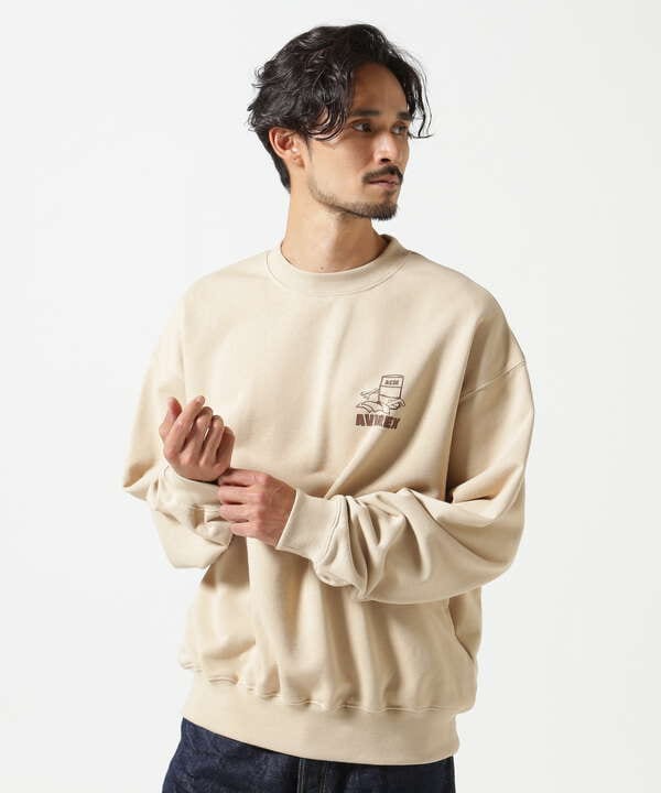 《WEB&DEPOT限定》FLIGHT MECHANIC CREW NECK SWEAT / フライト メカニック クルーネック スウェット