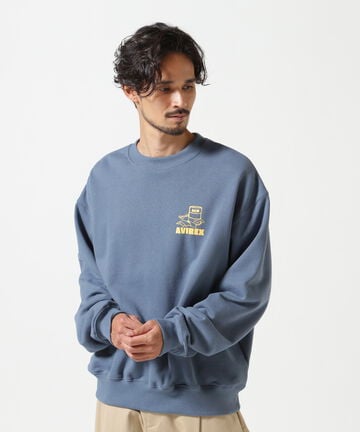 《WEB&DEPOT限定》FLIGHT MECHANIC CREW NECK SWEAT / フライト メカニック クルーネック スウェット