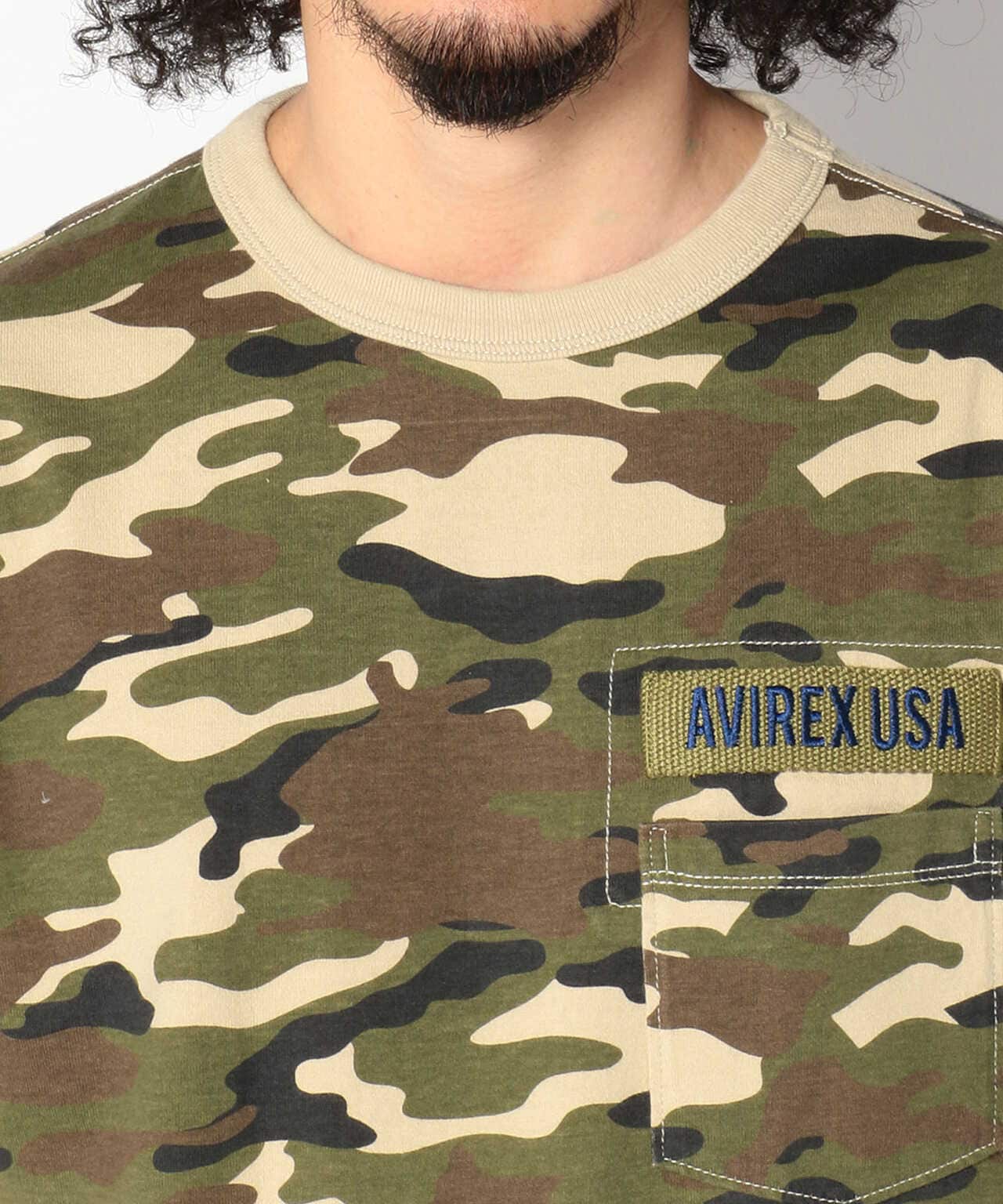 迷彩 ファティーグ TシャツS/S CAMOUFLAGE FATIGUE T-SHIRT | AVIREX