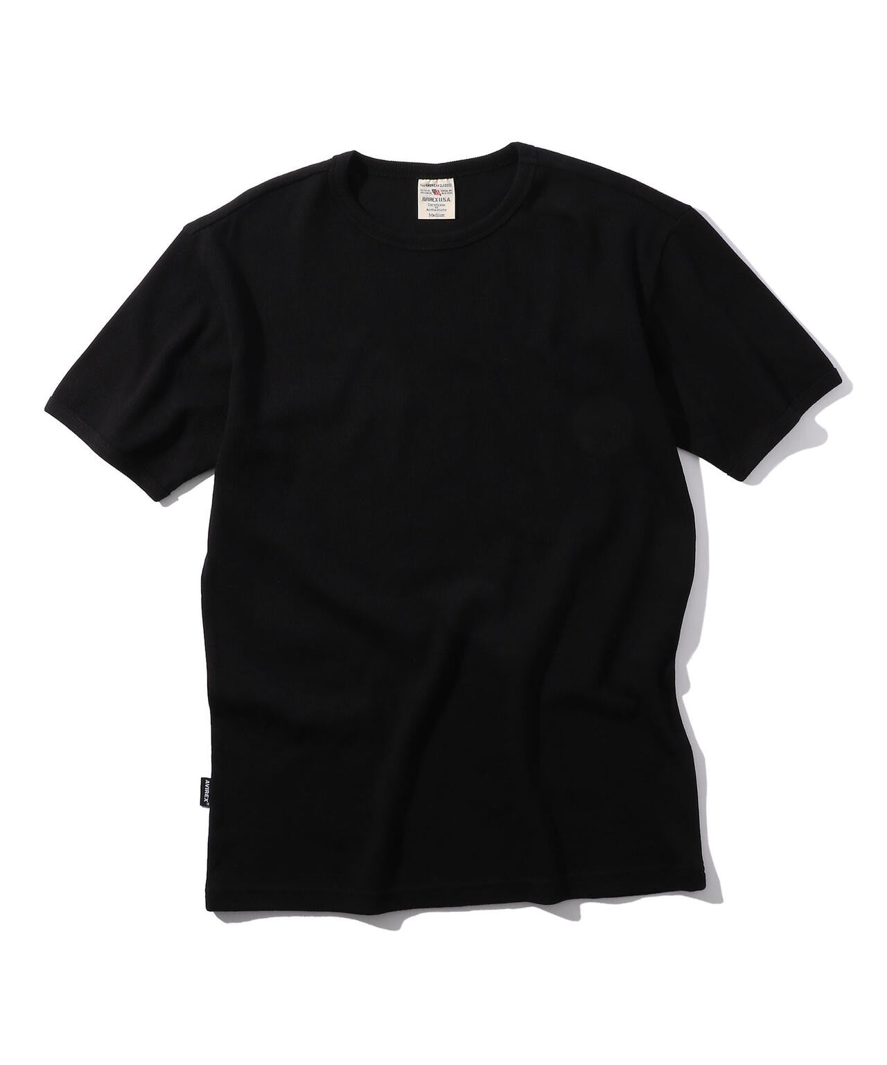 《DAILY/デイリー》RIB S/S CREW NECK T-SHIRT/リブ 半袖 クルーネック Tシャツ  デイリーウェア