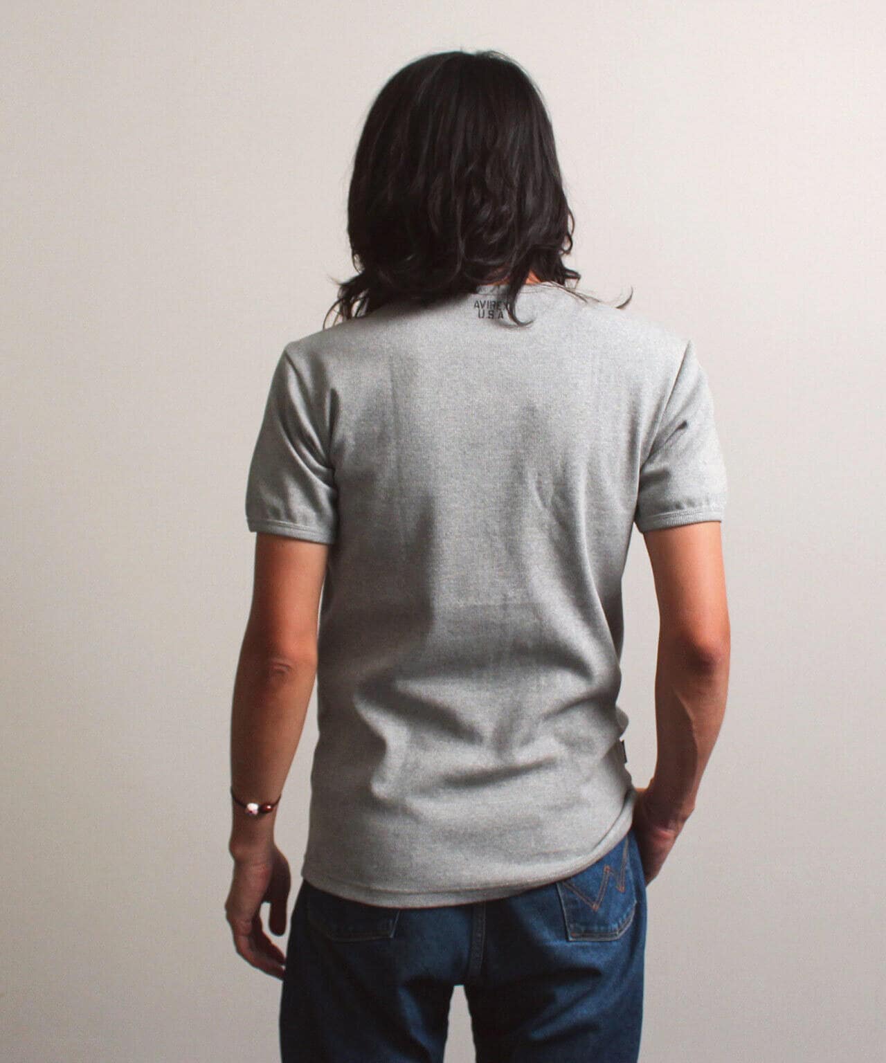 《DAILY/デイリー》RIB S/S CREW NECK T-SHIRT/リブ 半袖 クルーネック Tシャツ  デイリーウェア