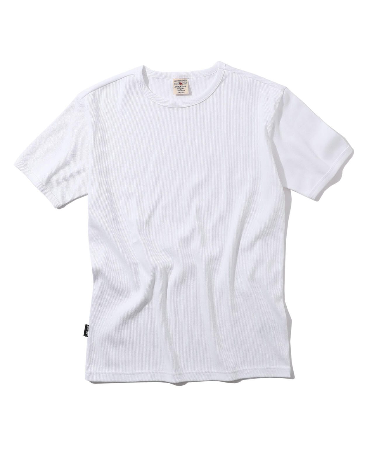 《DAILY/デイリー》RIB S/S CREW NECK T-SHIRT/リブ 半袖 クルーネック Tシャツ  デイリーウェア