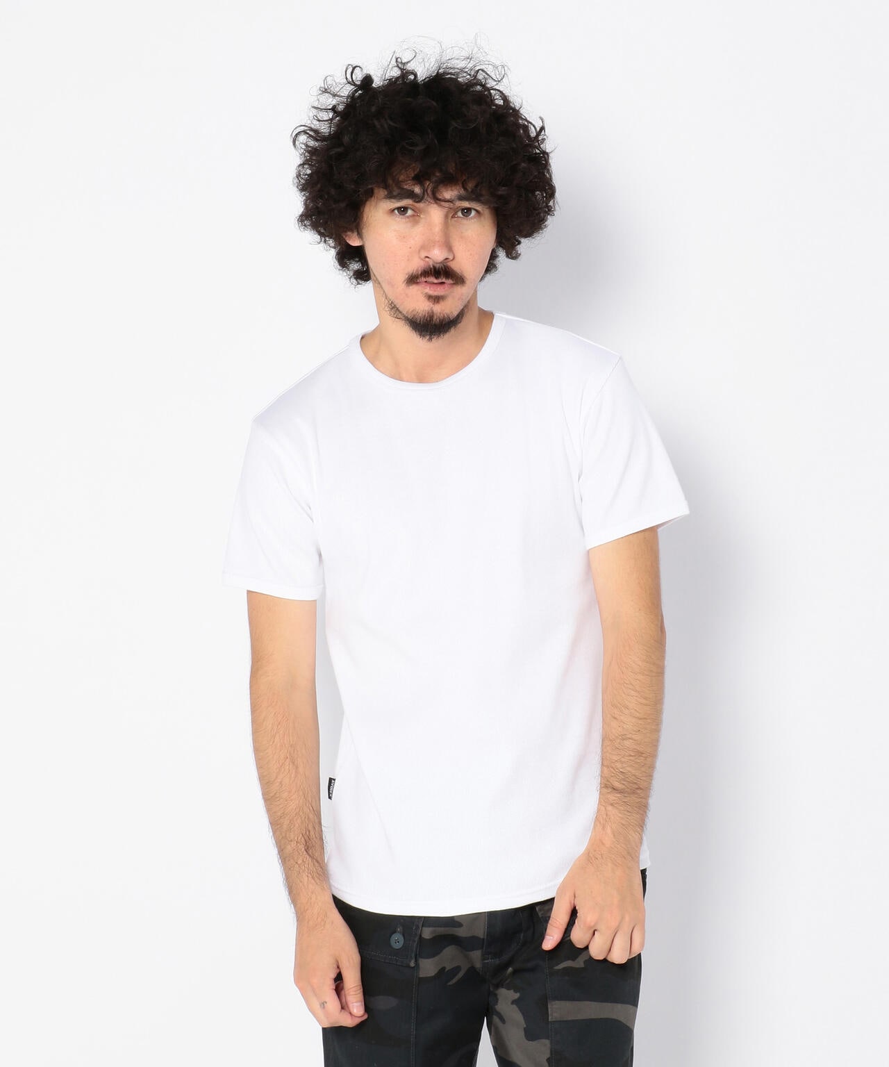 《DAILY/デイリー》RIB S/S CREW NECK T-SHIRT/リブ 半袖 クルーネック Tシャツ  デイリーウェア