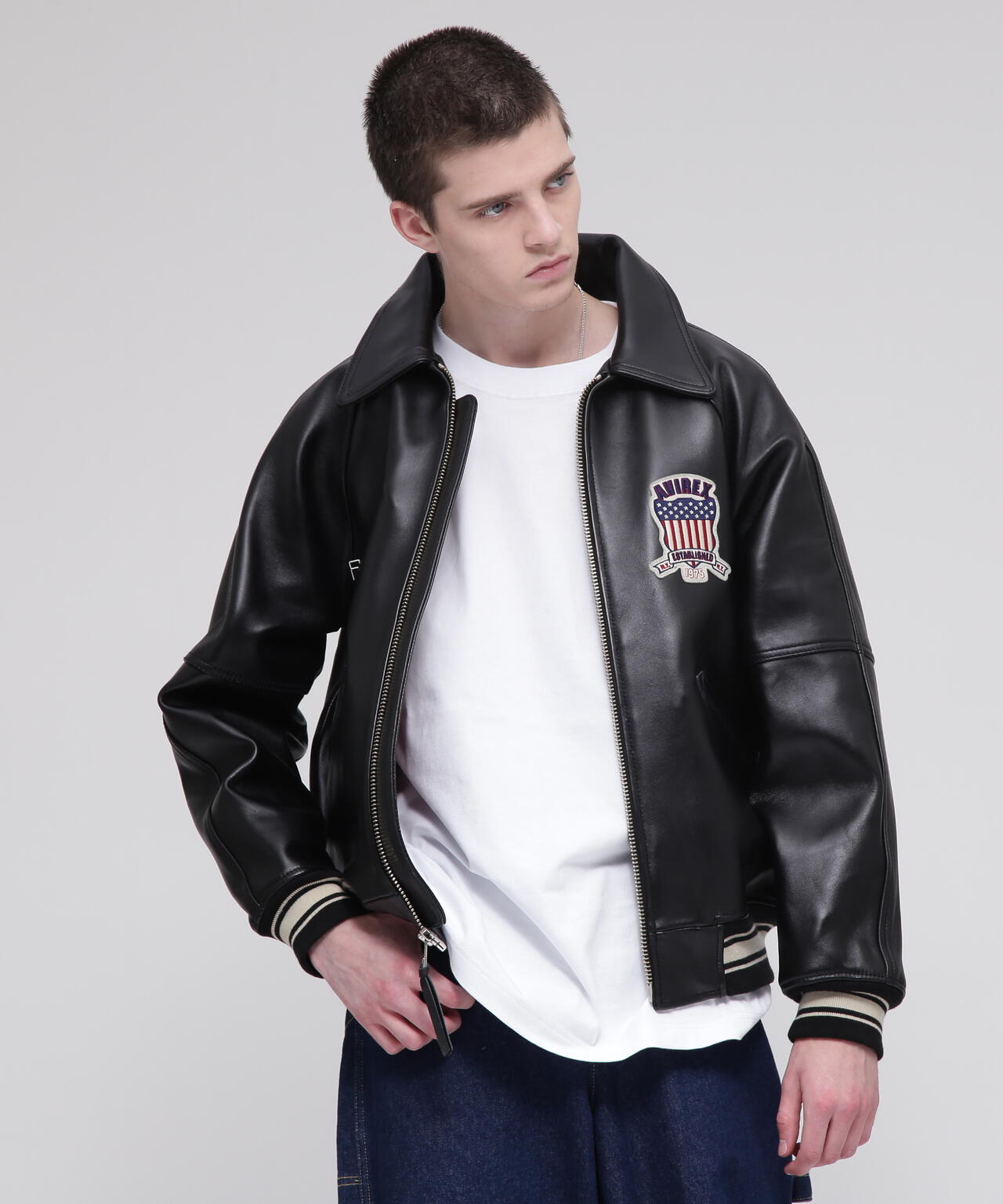 SIGNATURE VARSITY JACKET/シグネチャー バーシティー ジャケット/AVIREX/アヴィレックス