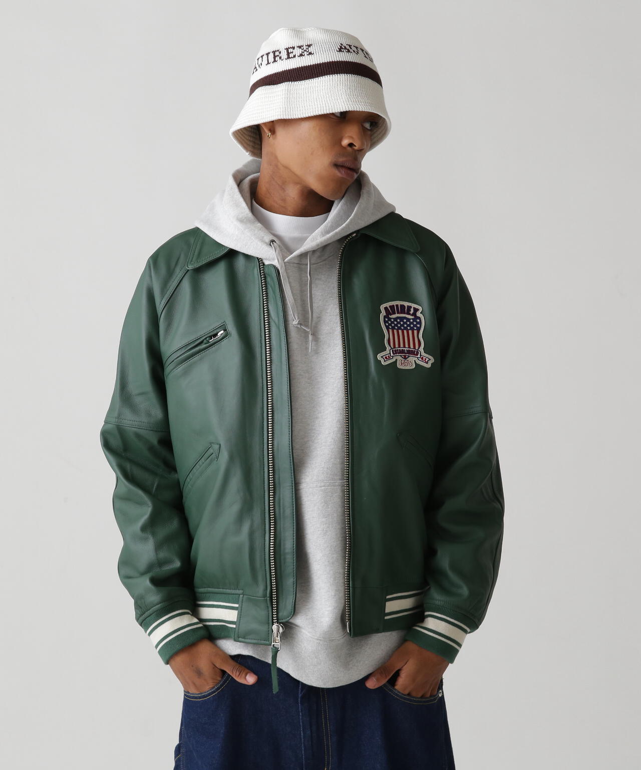 LIGHT SIGNATURE VARSITY JACKET/ライト シグネチャー バーシティー ジャケット