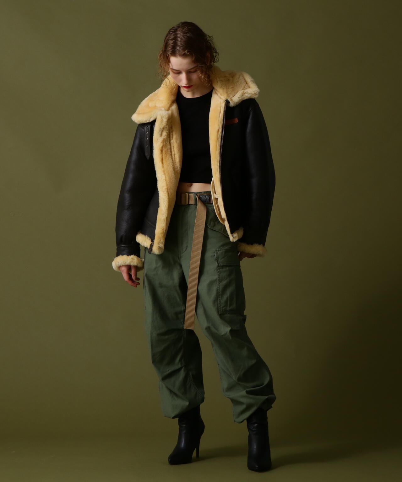 USA2点B‐3軍系☆新品NIKEレア物AVIREX[1503-030] ぬるい