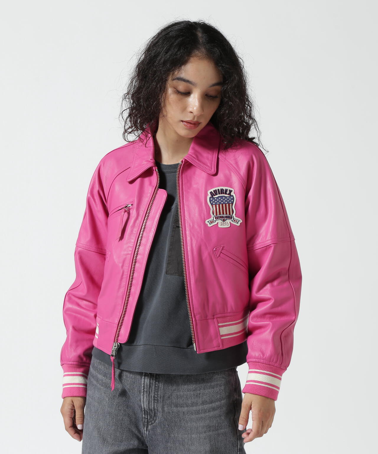 《直営店限定》LIGHT SIGNATURE VARSITY JACKET/ライトシグネチャー バーシティージャケット