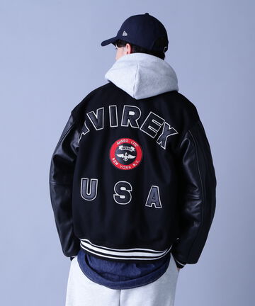 SUGNATUR VARSITY JACKET / シグネチャー バーシティ ジャケット / AVIREX / アヴィレックス