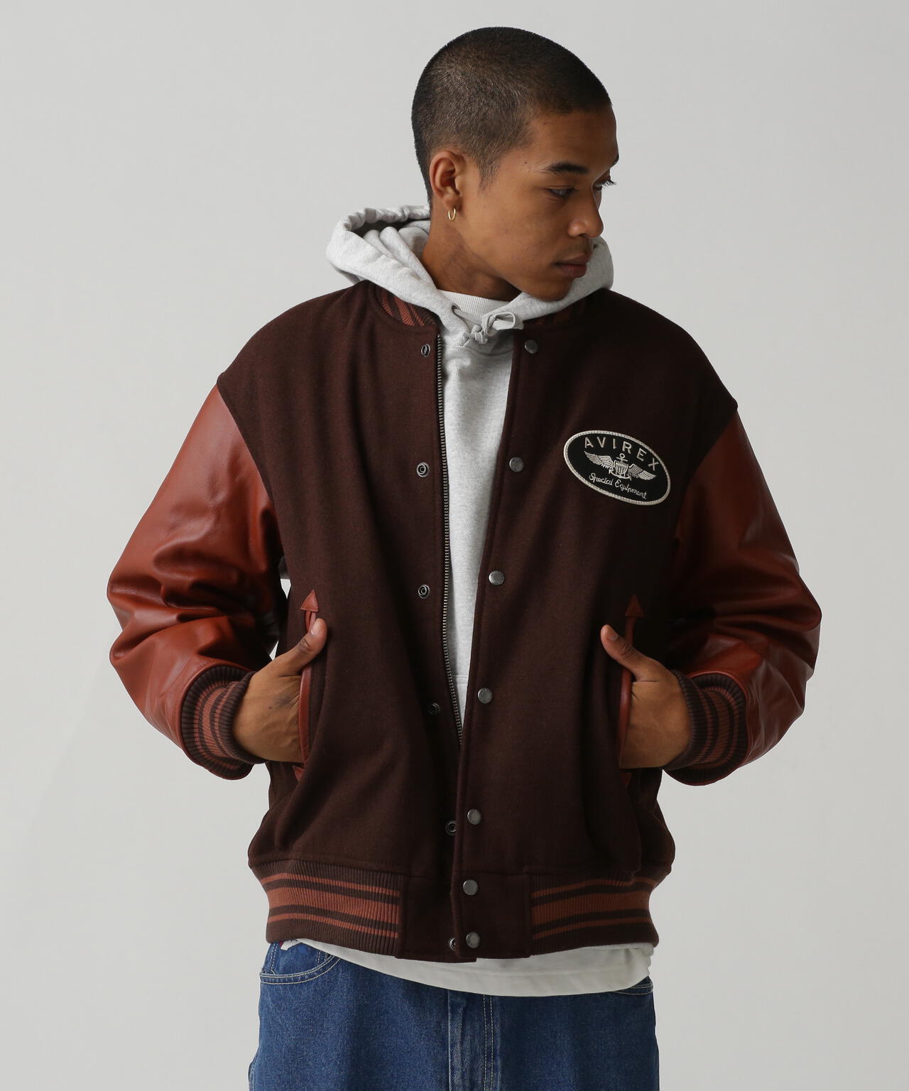 SUGNATUR VARSITY JACKET / シグネチャー バーシティ ジャケット / AVIREX / アヴィレックス | AVIREX (  アヴィレックス ) | US ONLINE STORE（US オンラインストア）