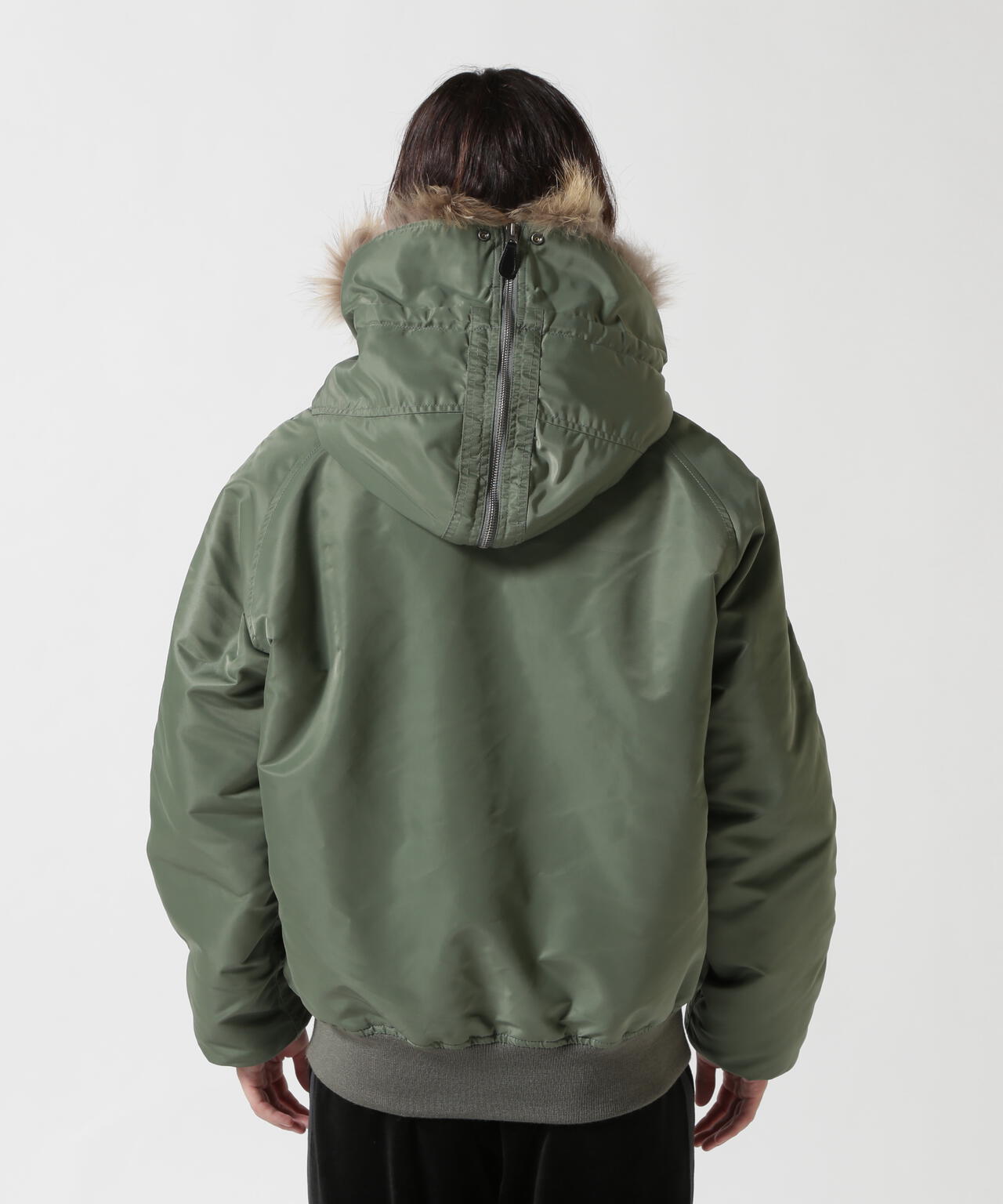 N-2B flight jacket khaki 短丈 ファージャケット ブルー N-2B flight jacket khaki 短丈 ファージャケット ブルー