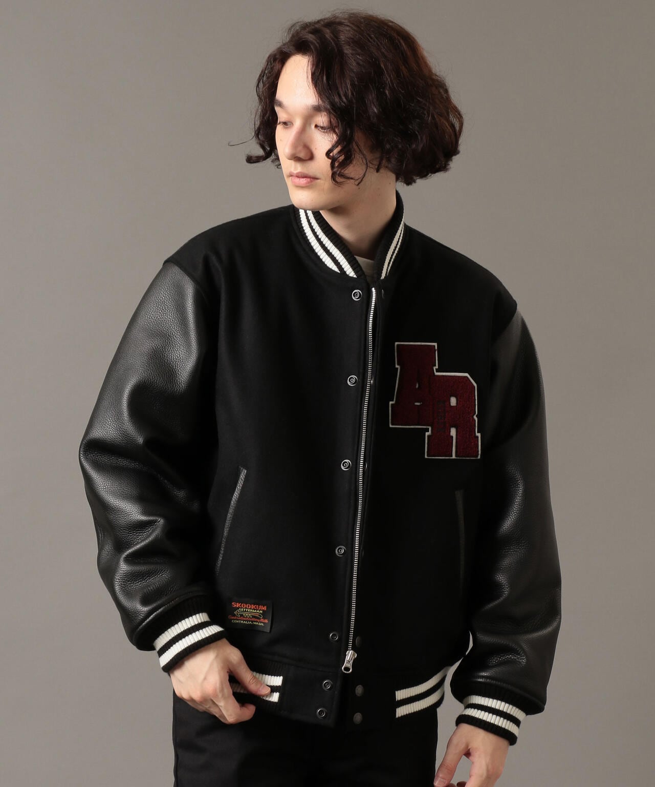 WEB&DEPOT限定》SKOOKUM VARSITY JACKET/スクーカム ヴァーシティ ジャケット | AVIREX ( アヴィレックス )  | US ONLINE STORE（US オンラインストア）