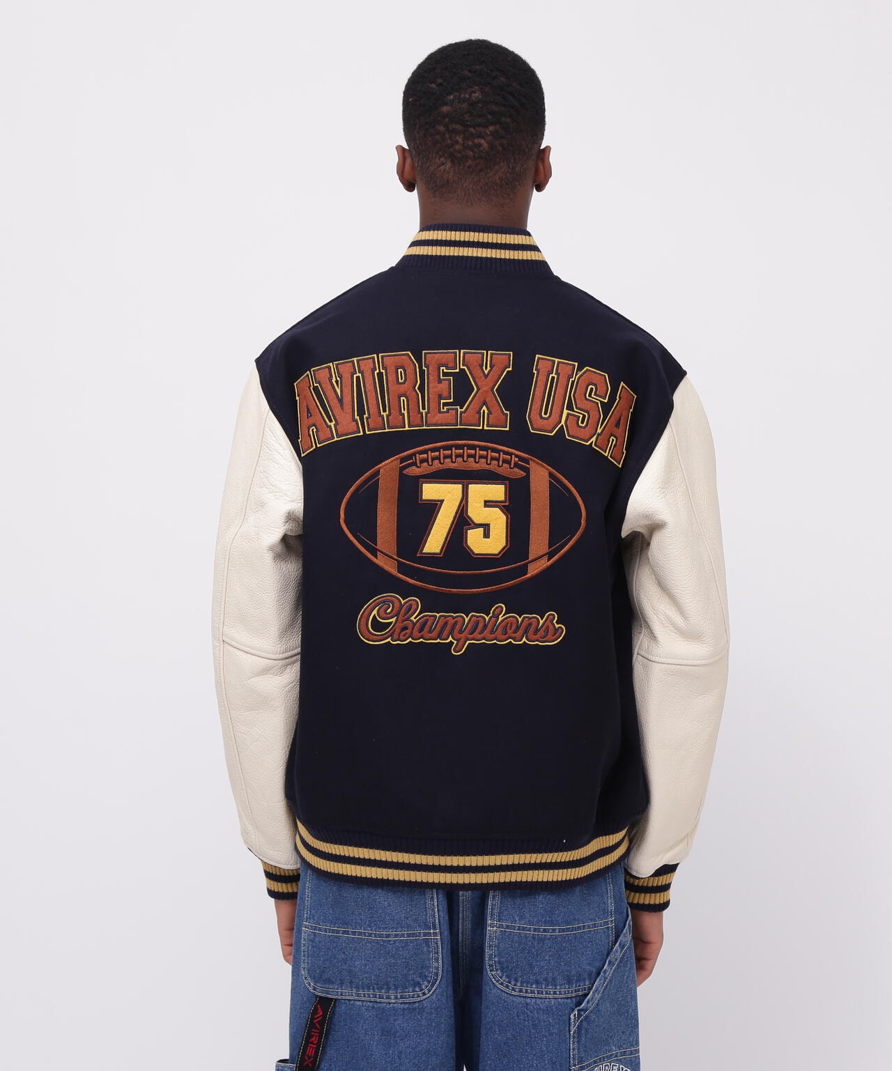 WEB&DEPOT限定》SKOOKUM VARSITY JACKET/スクーカム ヴァーシティ ジャケット | AVIREX ( アヴィレックス )  | US ONLINE STORE（US オンラインストア）