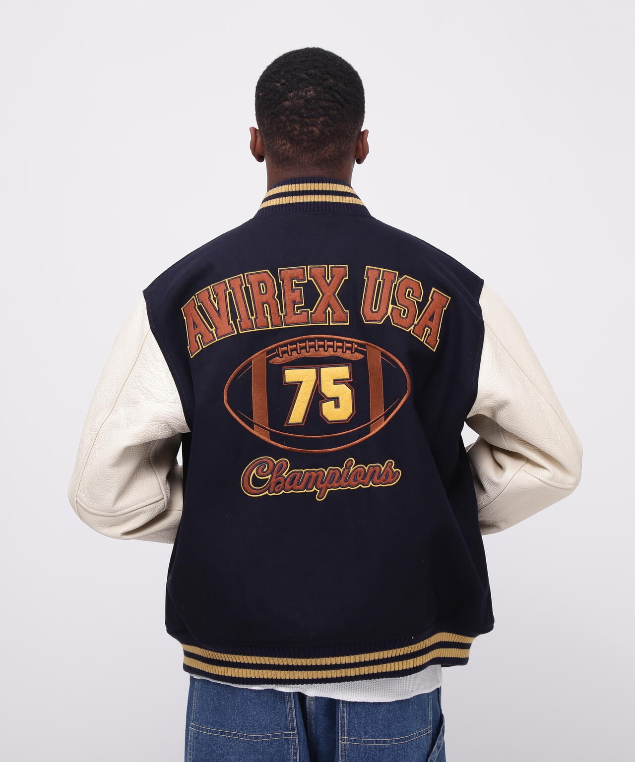 WEB&DEPOT限定》SKOOKUM VARSITY JACKET/スクーカム ヴァーシティ ジャケット | AVIREX ( アヴィレックス )  | US ONLINE STORE（US オンラインストア）