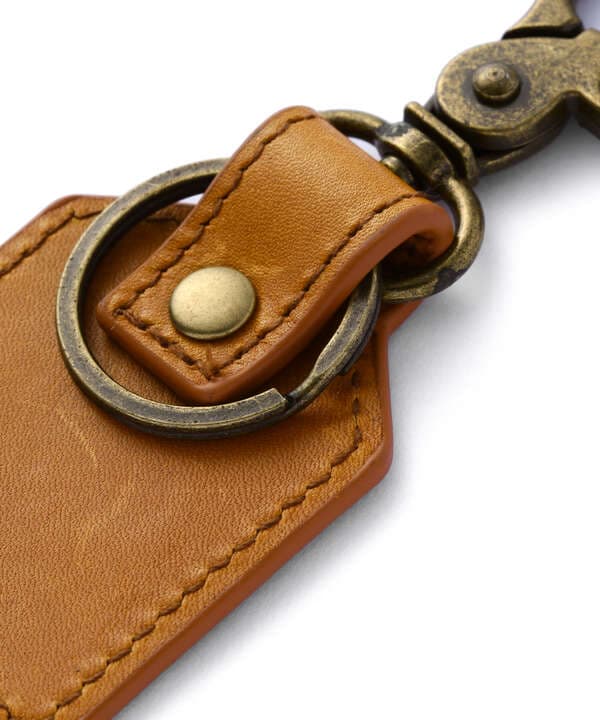 AVIREX KEY HOLDER EMBOSSED LEATHER / アヴィレックス キーホルダー エンボス レザー