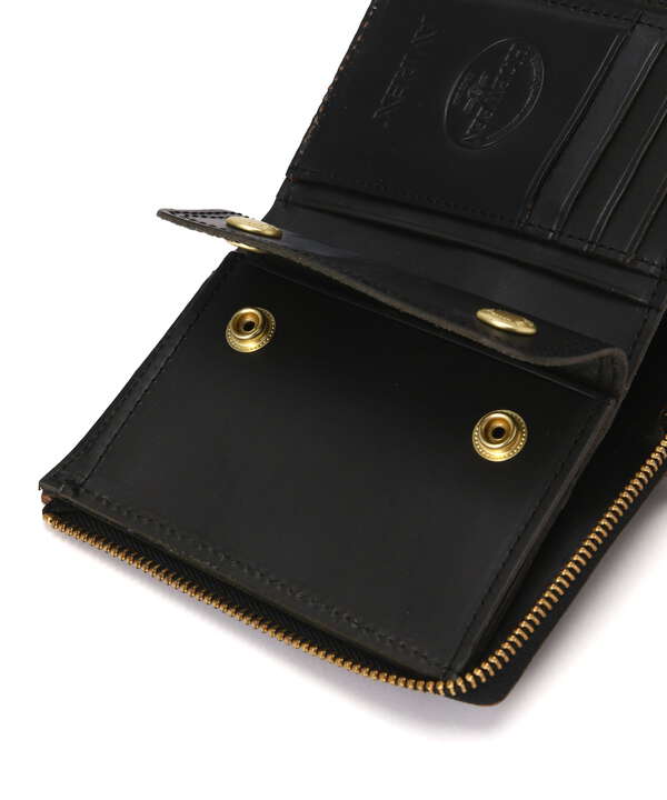 HORWEEN LEATHER L-SHAPED ZIPPER WALLET / ホーウィン レザー Ｌ字ファスナー ウォレット / 