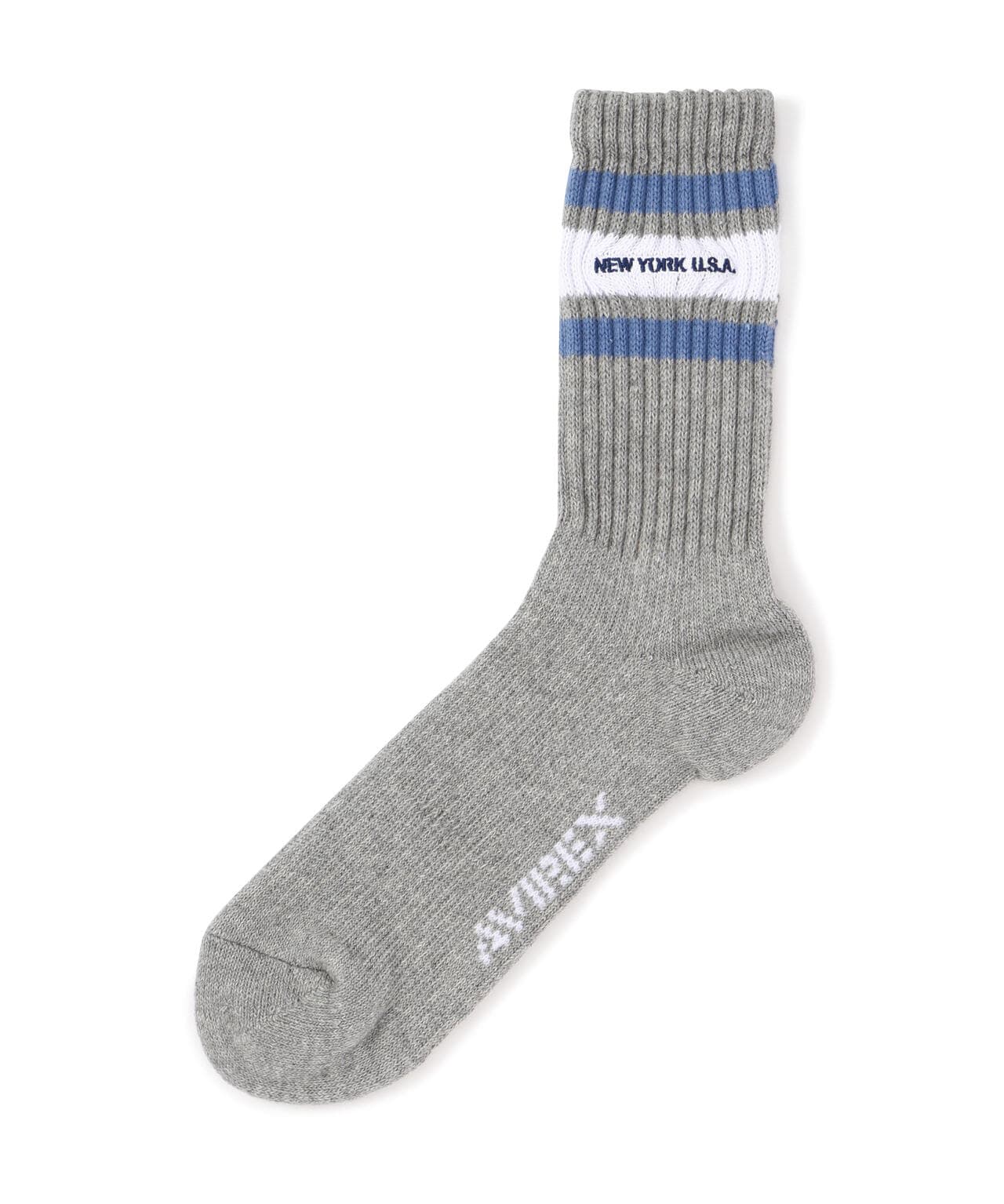 《直営店限定》LINE NEYYORK SOCKS / ライン ニューヨーク ソックス / AVIREX / アヴィレックス