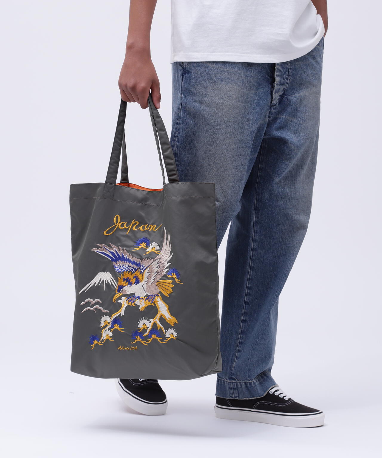 直営店限定》JAPAN STYLE EMBROIDERY TOTE BAG | AVIREX 