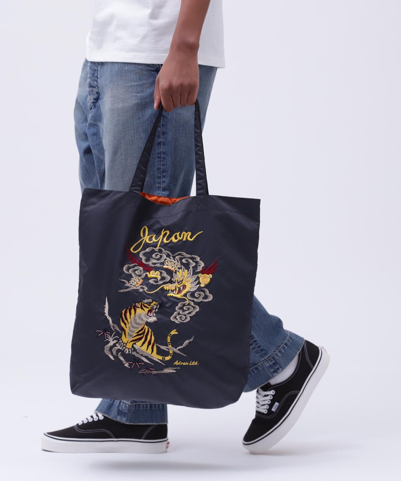 《直営店限定》JAPAN STYLE EMBROIDERY TOTE BAG