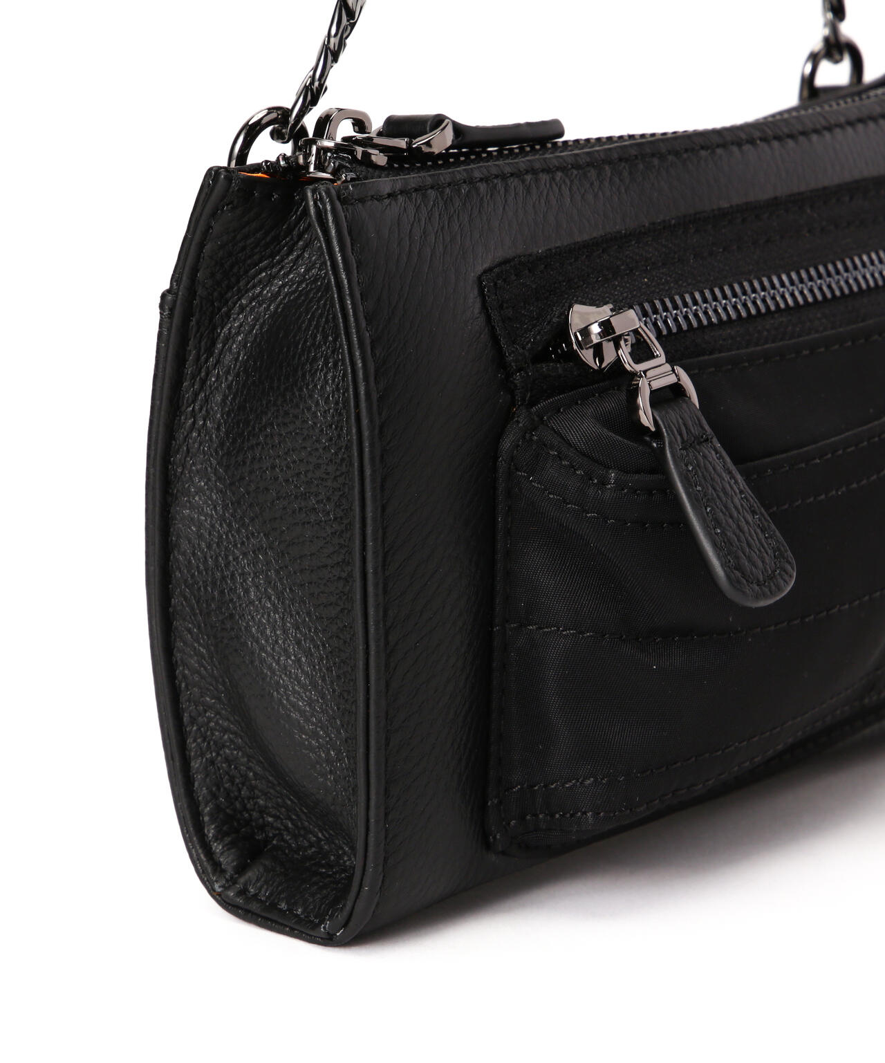 直営店限定】LEATHER CHAIN SHOULDER BAG/レザーチェーンショルダー 