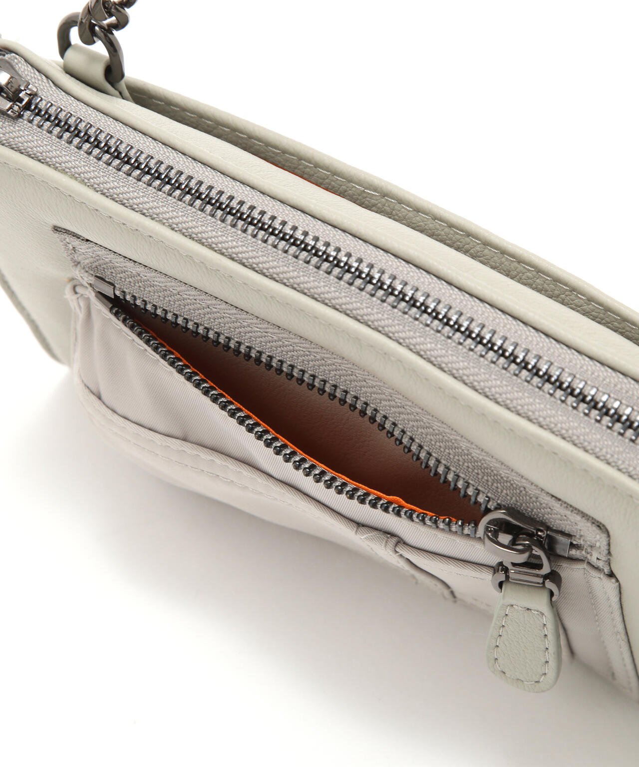 直営店限定】LEATHER CHAIN SHOULDER BAG/レザーチェーンショルダー 