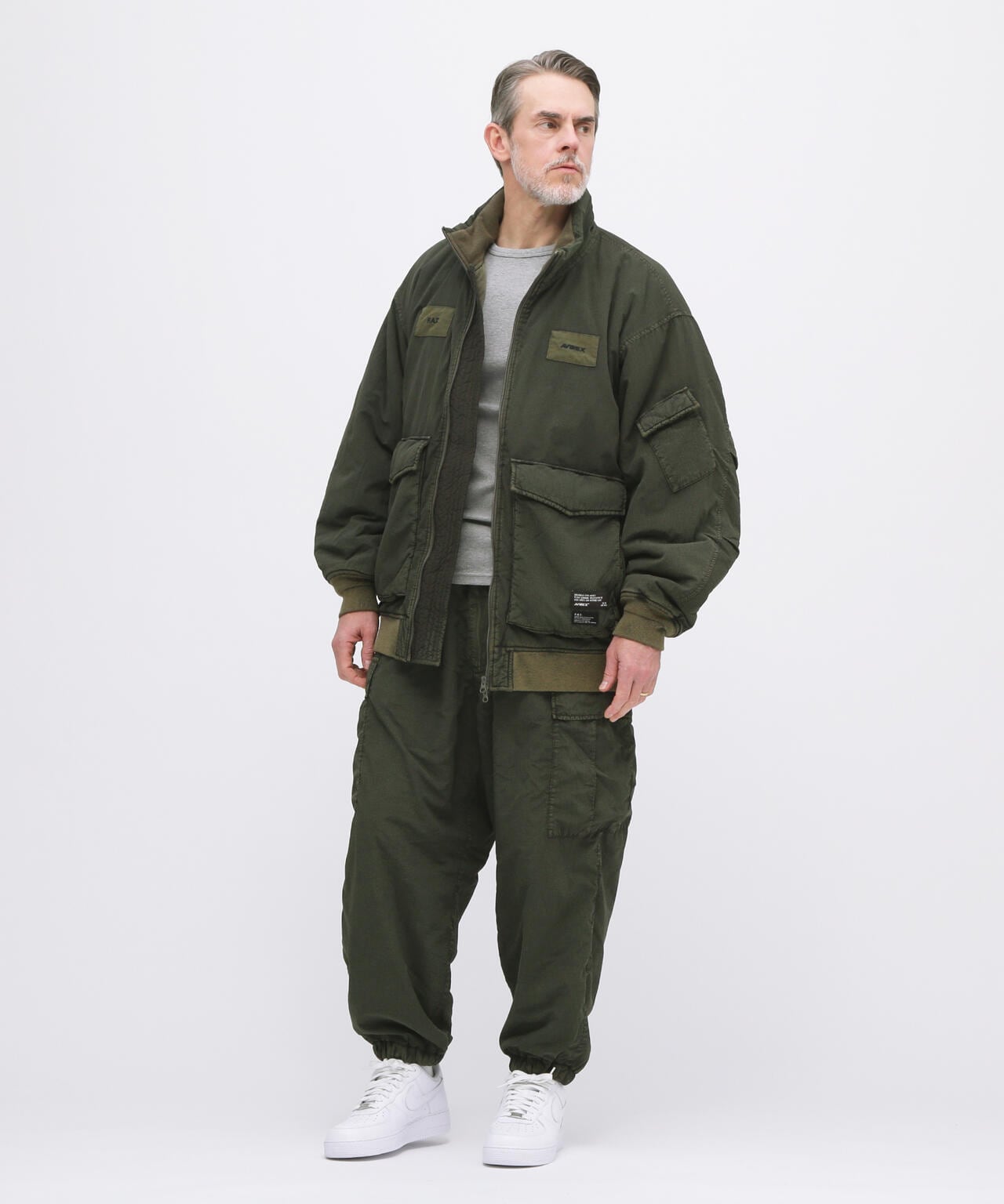 《AVIREX / F.A.T.》TRACK CARGO PANTS / トラック カーゴパンツ / アヴィレックス