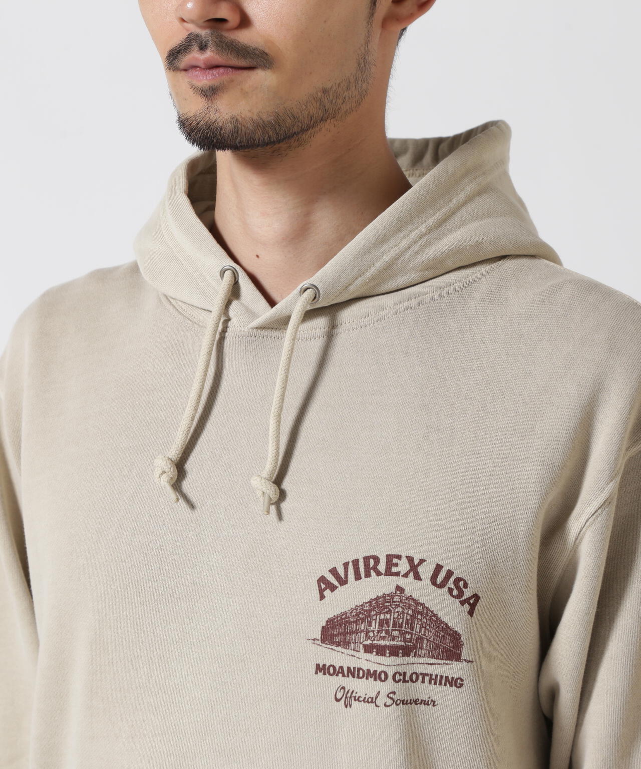 AVIREX × MOANDMOCLOTHING/FLOCKY PRINT PARKA | AVIREX