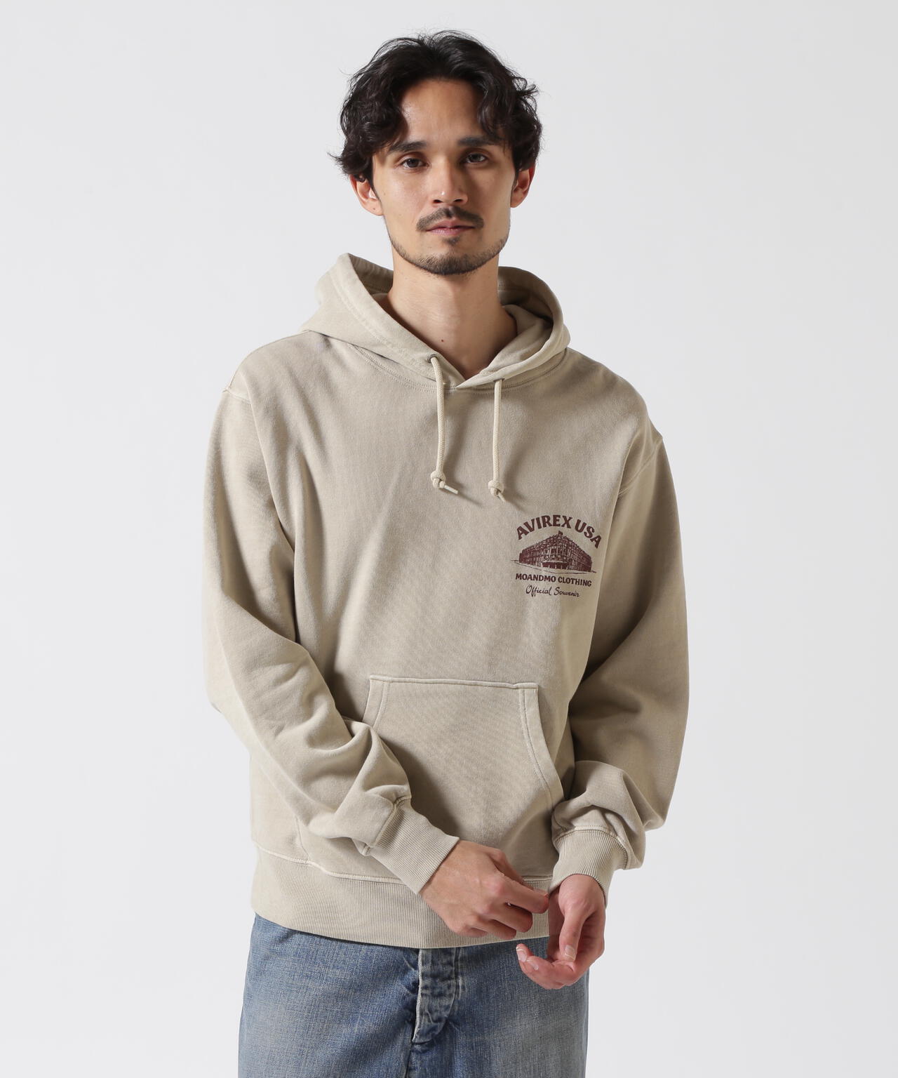 AVIREX × MOANDMOCLOTHING/FLOCKY PRINT PARKA | AVIREX