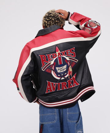 VARSITY JACKET RED AXES / バーシティジャケット レッドアクシズ / AVIREX / アヴィレックス