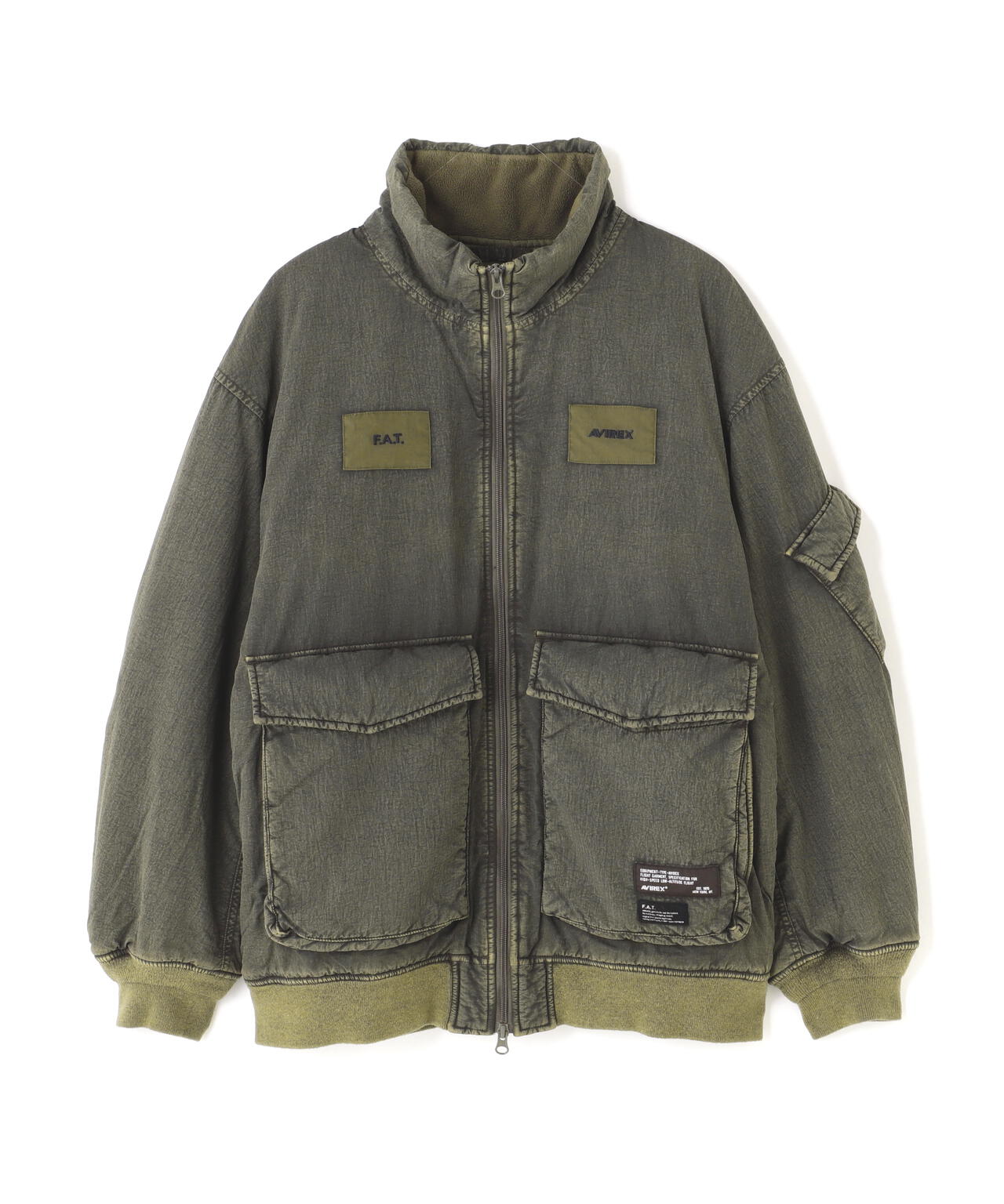 《AVIREX / F.A.T.》FADE WASH WEP JACKET / フェイドウォッシュ ウェップ ジャケット / アヴィレックス